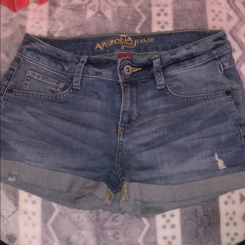 Denim shorts